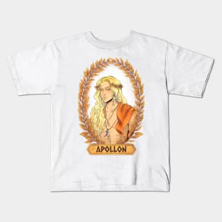 Apollon Olympian God Greek Mythology Kids T-Shirt